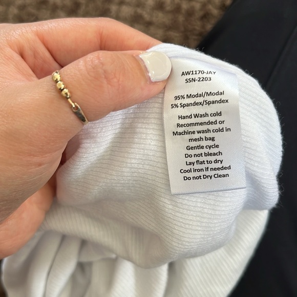 EUC ATM ANTHONY THOMAS MELILLO Modal Ribbed Bodysuit - Picture 6 of 6